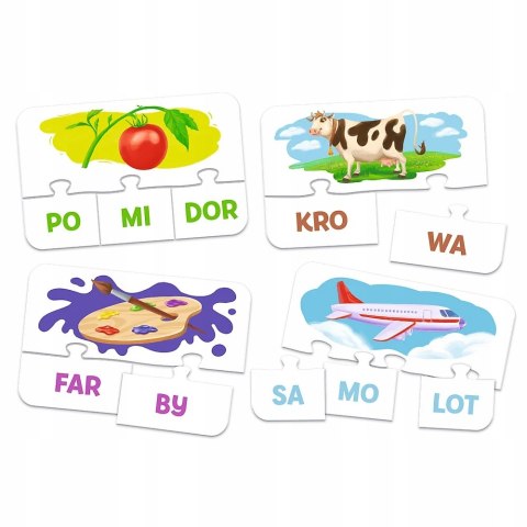 Mały Odkrywca Sylaby Edukacyjna Gra dla dzieci Trefl