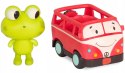 Miękkie Autko Sensoryczne Busik z Żabką B.toys LB1700Z