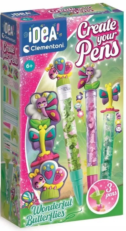 Mini Fabryka Długopisów Motylki 18169 Clementoni Idea