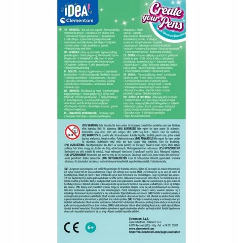 Mini Fabryka Długopisów Motylki 18169 Clementoni Idea