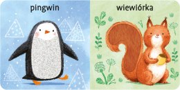 Mój bobas Milutkie Zwierzaki dotykowa książeczka sensoryczna dla niemowląt