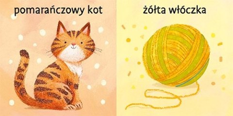 Mój bobas Milutkie kolory dotykowa książeczka sensoryczna dla niemowląt