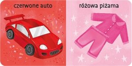 Mój bobas Milutkie kolory dotykowa książeczka sensoryczna dla niemowląt