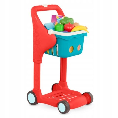 Muzyczny wózek zakupowy dla dzieci z koszykiem i akcesoriami B.Toys BX2432Z