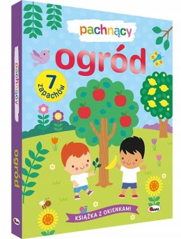 Pachnący ogród Książeczka sensoryczna z warstwą zapachową i okienkami