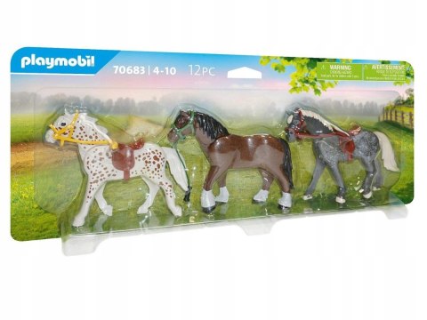 Playmobil 70683 Country Trzy konie 4+