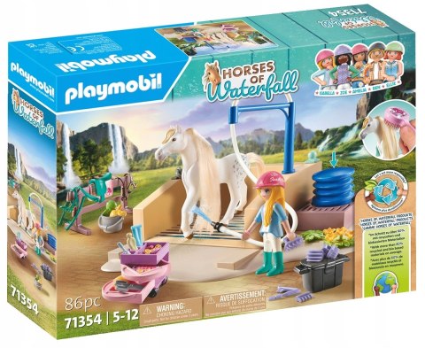 Playmobil 71354 Isabella i Lioness z myjnią dla koni Myjnia dla Koni