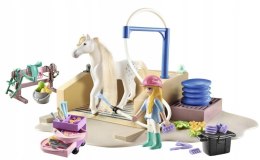 Playmobil 71354 Isabella i Lioness z myjnią dla koni Myjnia dla Koni
