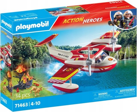 Playmobil Action Heroes 71463 Samolot Straży pożarnej z funkcją gaszenia