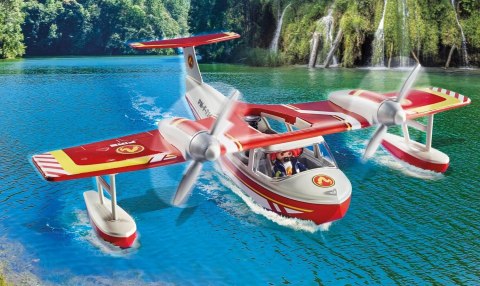 Playmobil Action Heroes 71463 Samolot Straży pożarnej z funkcją gaszenia