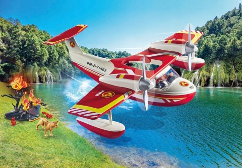 Playmobil Action Heroes 71463 Samolot Straży pożarnej z funkcją gaszenia