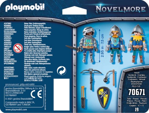 Playmobil Novelmore 70671 Trzech Rycerzy Novelmore