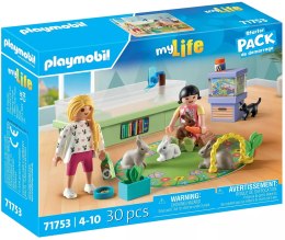 Playmobil myLife 71753 Dziewczynki z królikami