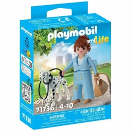 Playmobil myLife Kobieta z dalmatyńczykiem 71736
