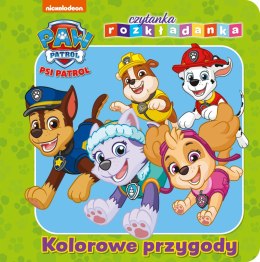 Psi Patrol Czytanka rozkładanka cz 1 Kolorowe przygody Książka Książeczka