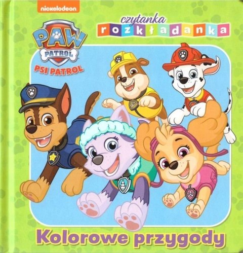 Psi Patrol Czytanka rozkładanka cz 1 Kolorowe przygody Książka Książeczka