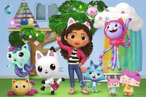 Puzzle 100 elementów Koci Domek Gabi 16464 Trefl