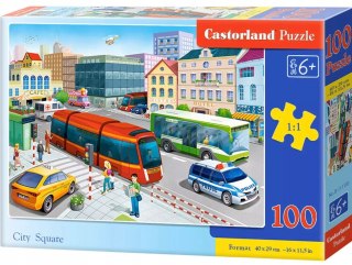 Puzzle 100 elementów Miasto Ruch Uliczny Castorland 6+
