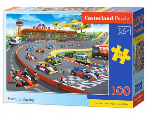 Puzzle 100 elementów Wyścigi formuły Castorland 6+