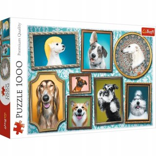 Puzzle 1000 Wesołe Pieski 10686 Psia Galeria Trefl