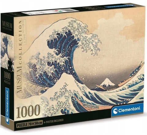 Puzzle 1000 elementów Museum Hokusai La Grande 39707 Clementoni Compact