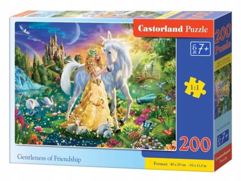Puzzle 200 elementów Księżniczka i Jednorożec 7+ Castorland