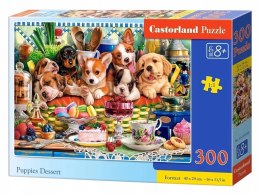 Puzzle 300 elementów Deser dla szczeniąt Szczeniaki Castorland