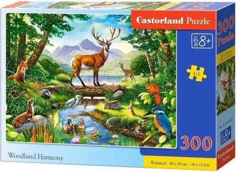 Puzzle 300 elementów Leśna harmonia Castorland