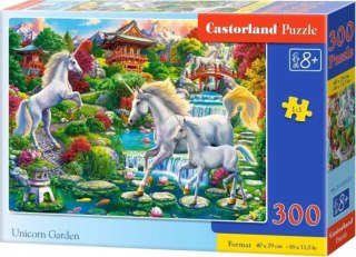 Puzzle 300 elementów Ogród Jednorożców Jednorożec Castorland