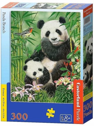 Puzzle 300 elementów Panda Brunch Pandy Castorland
