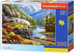 Puzzle 300 elementów Pociąg w górach Jesienny krajobraz Castorland