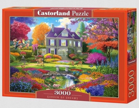 Puzzle 3000 elementów Piękny Ogród Castorland