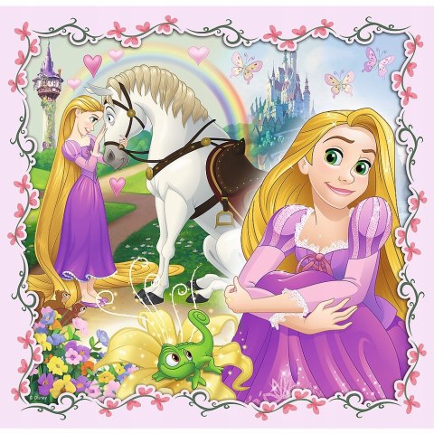 Puzzle 3w1 Disney Księżniczki 34842 Princess Trefl