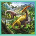 Puzzle 3w1 Niezwykły Świat Dinozaurów 34837 Trefl
