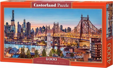 Puzzle 4000 elementów Dobry wieczór New York Castorland