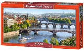 Puzzle 4000 elementów Vltava Mosty w Pradze Castorland