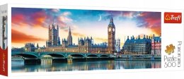 Puzzle 500 elementów 29507 Big Ben i Pałac Westminsterski Londyn Trefl