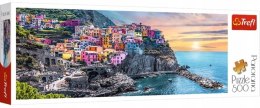 Puzzle 500 elementów 29516 Vernazza o zachodzie słońca, Włochy Trefl