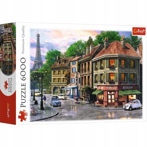 Puzzle 6000 elementów Uliczka Paryża 65001 Trefl Paryż