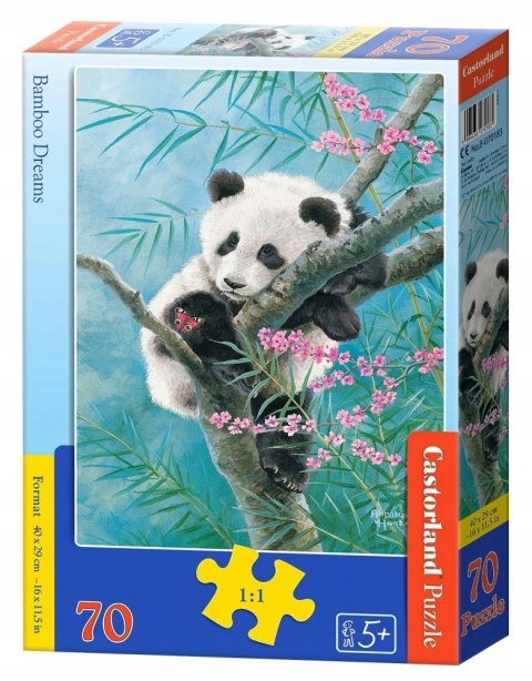 Puzzle 70 elementów Bamboo dreams Panda Castorland