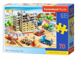 Puzzle 70 elementów Duży plac budowy Castorland