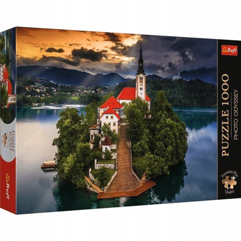 Puzzle Premium 1000 elementów Jezioro Bled Słowenia 10797 Trefl
