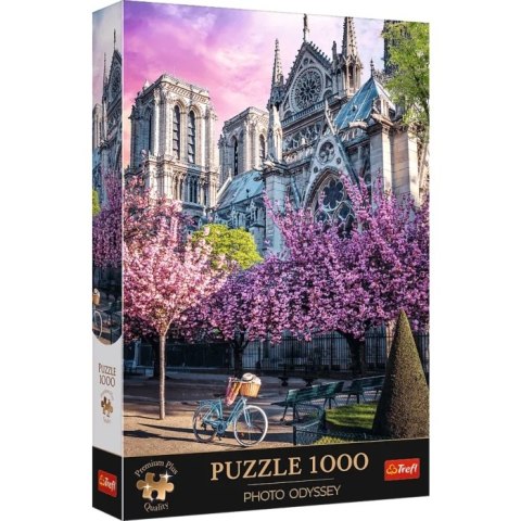 Puzzle Premium 1000 elementów Katedra Notre-Dame w Paryżu 10858 Trefl