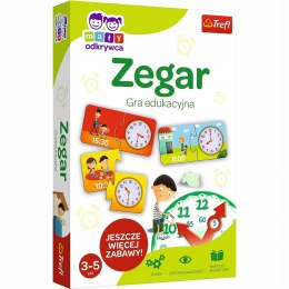 Zegar Mały odkrywca gra edukacyjna Trefl