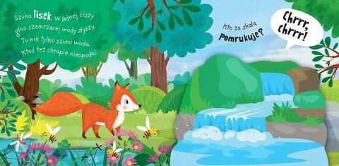 A kuku! w Lesie Filcowe klapki i lusterko Książeczka Sensoryczna Aksjomat