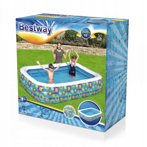 Basen dmuchany prostokątny Bestway 305 x 183 cm