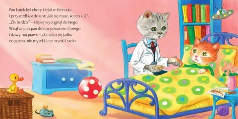 Chory Kotek Bajki Wierszyki Książeczka