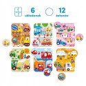 CzuCzu Puzzle Pojazdy małe i duże 2+ Czu czu Auta Samochody 6 Układanek