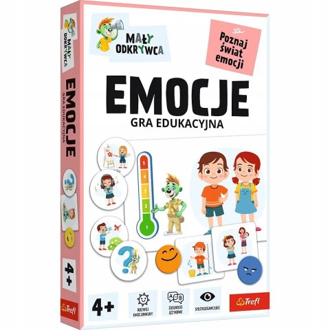 Emocje Mały odkrywca gra edukacyjna Trefl Rodzina Treflików 4+