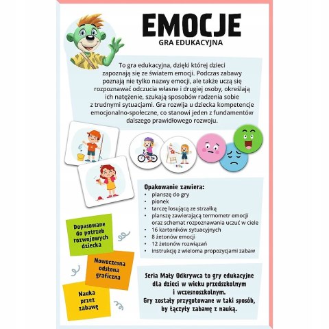 Emocje Mały odkrywca gra edukacyjna Trefl Rodzina Treflików 4+